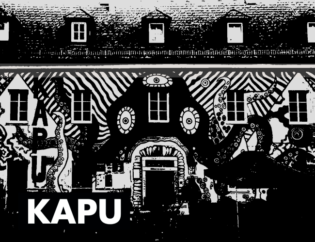 Fassade schwarz weiss