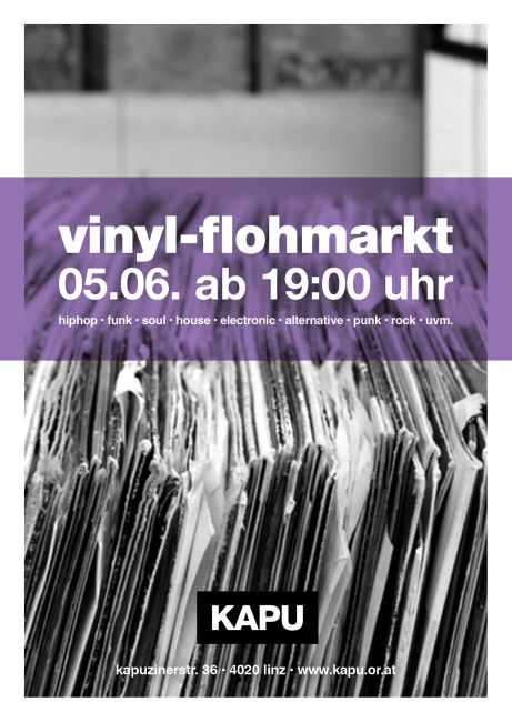 Vinyl Flohmarkt Flyer