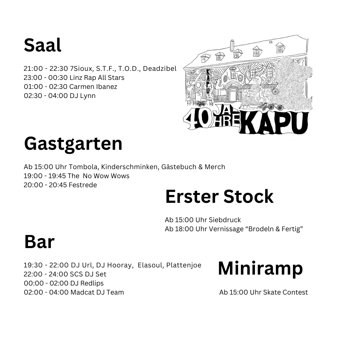 KAPU 40 Timetable